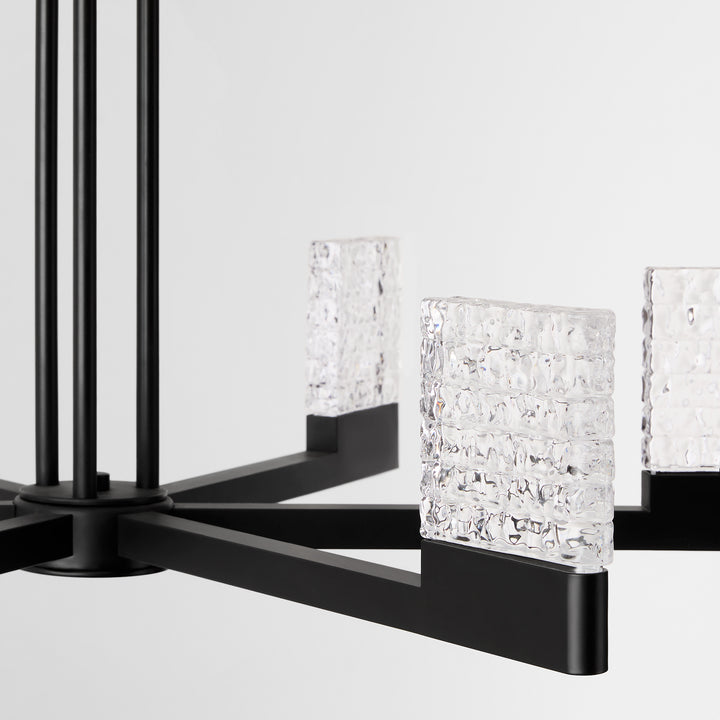 GAMMA 6 Light 5CCT LED Chandelier - Black
