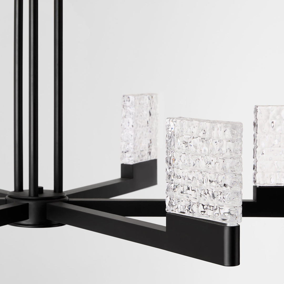 GAMMA 6 Light 5CCT LED Chandelier - Black