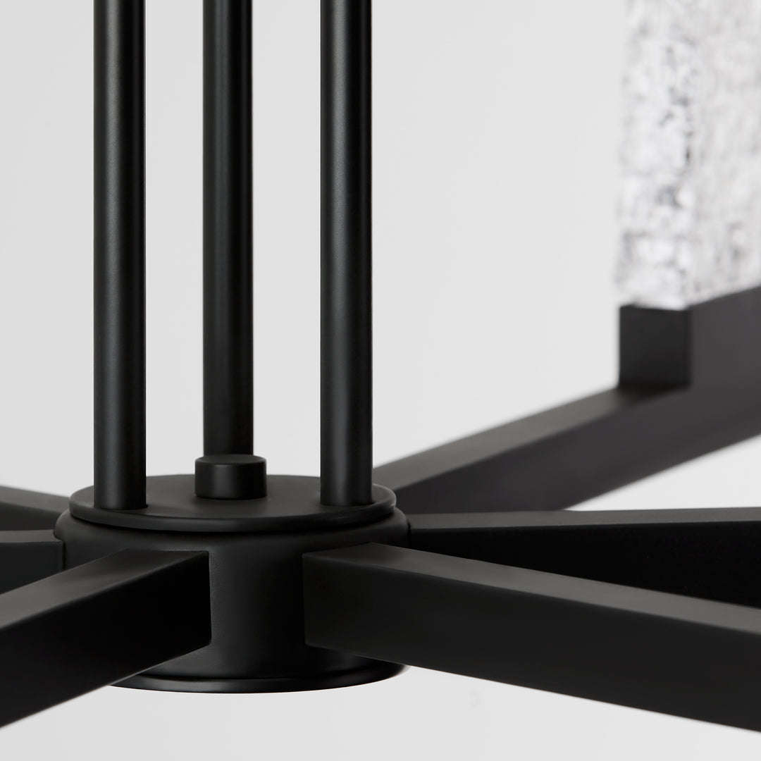 GAMMA 6 Light 5CCT LED Chandelier - Black