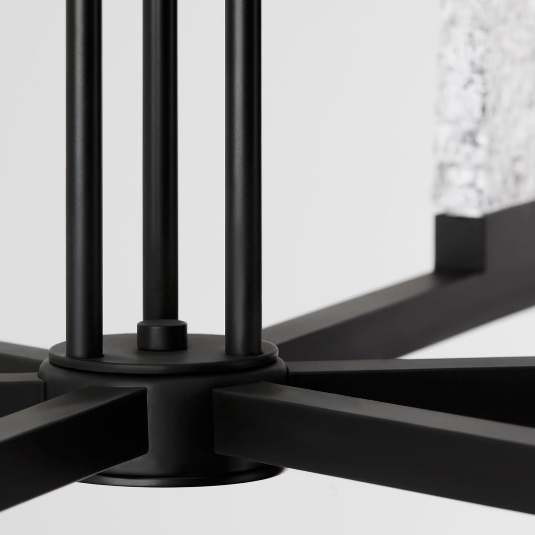 GAMMA 6 Light 5CCT LED Chandelier - Black