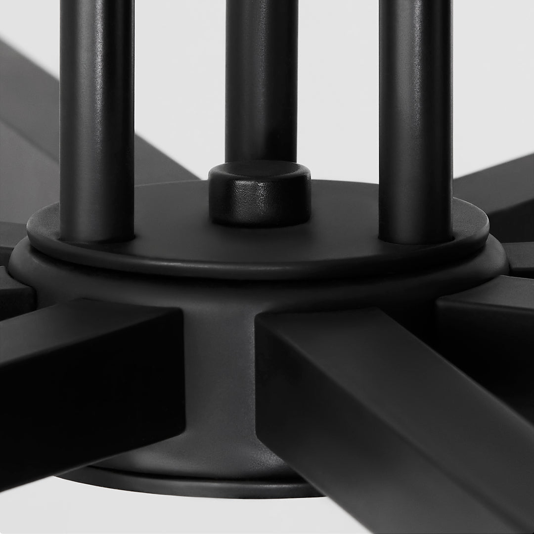 GAMMA 8 Light 5CCT LED Chandelier - Black