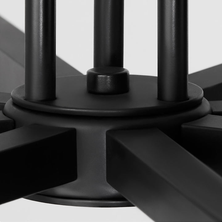 GAMMA 8 Light 5CCT LED Chandelier - Black