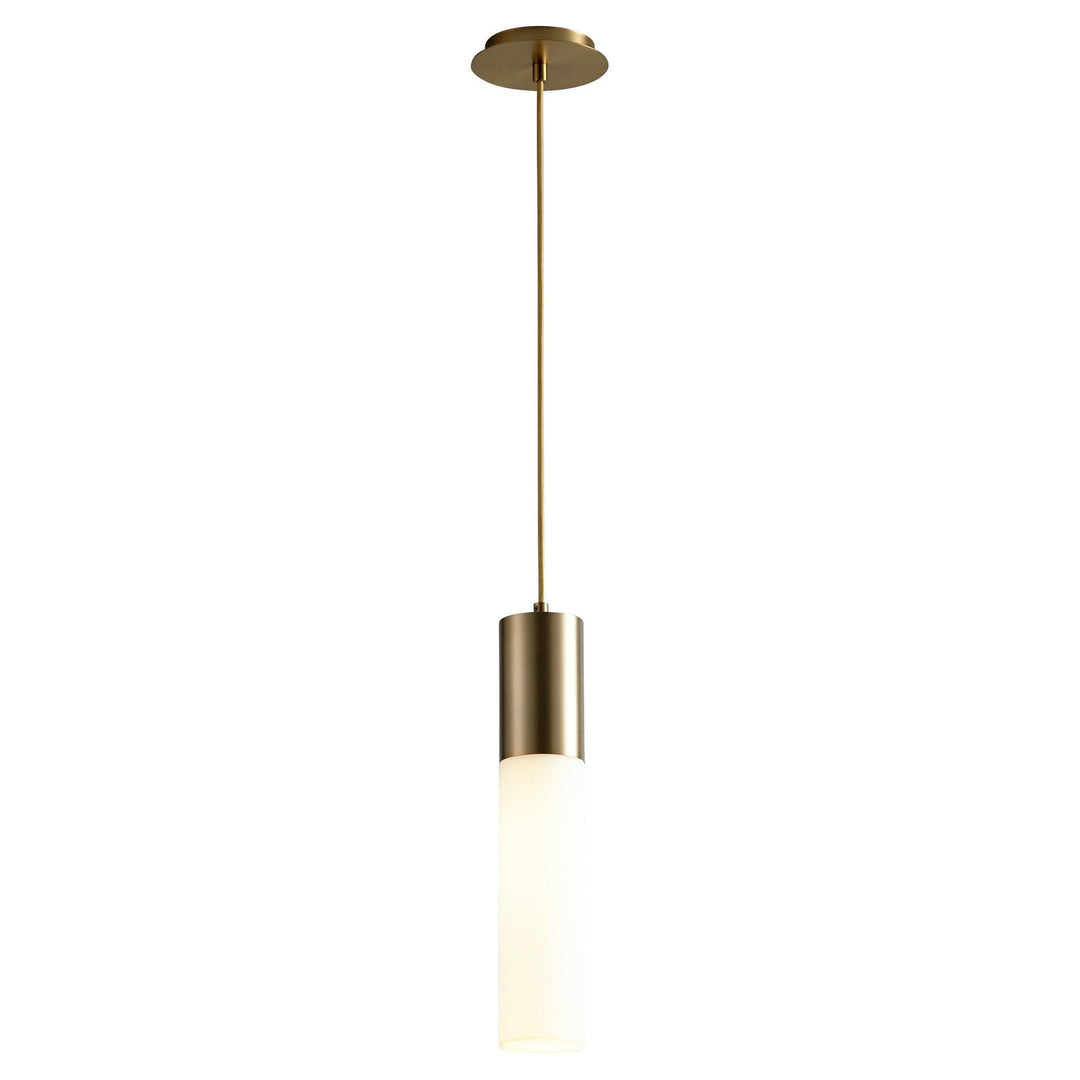 MAGNUM Glass Pendant -4000k- Aged Brass