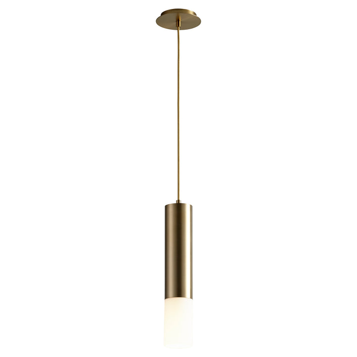 OPUS Glass Pendant -3000k- Aged Brass