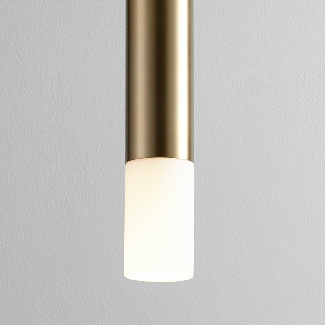 OPUS Glass Pendant -3000k- Aged Brass