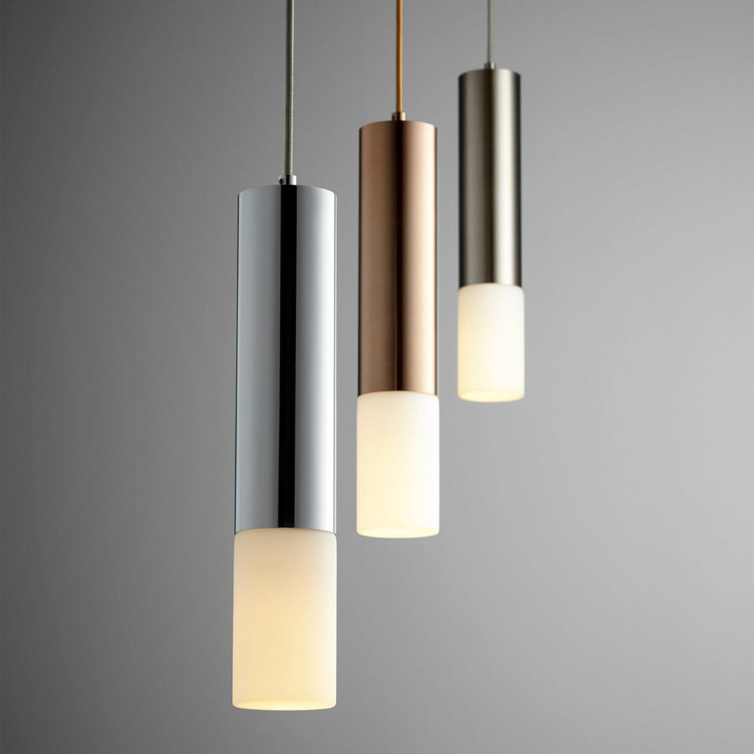 OPUS Acrylic Pendant -3000k- Satin Nickel