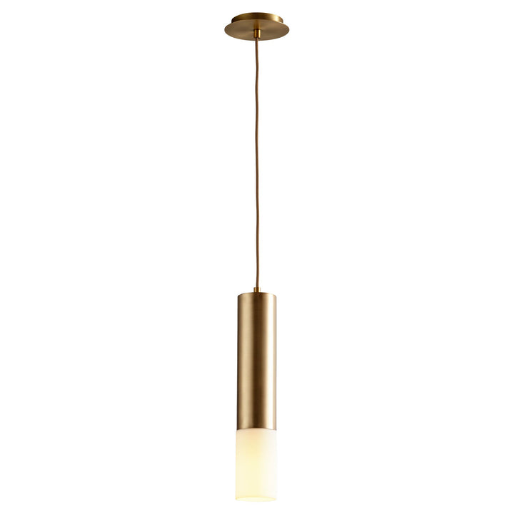 OPUS Acrylic Pendant -3000k- Aged Brass