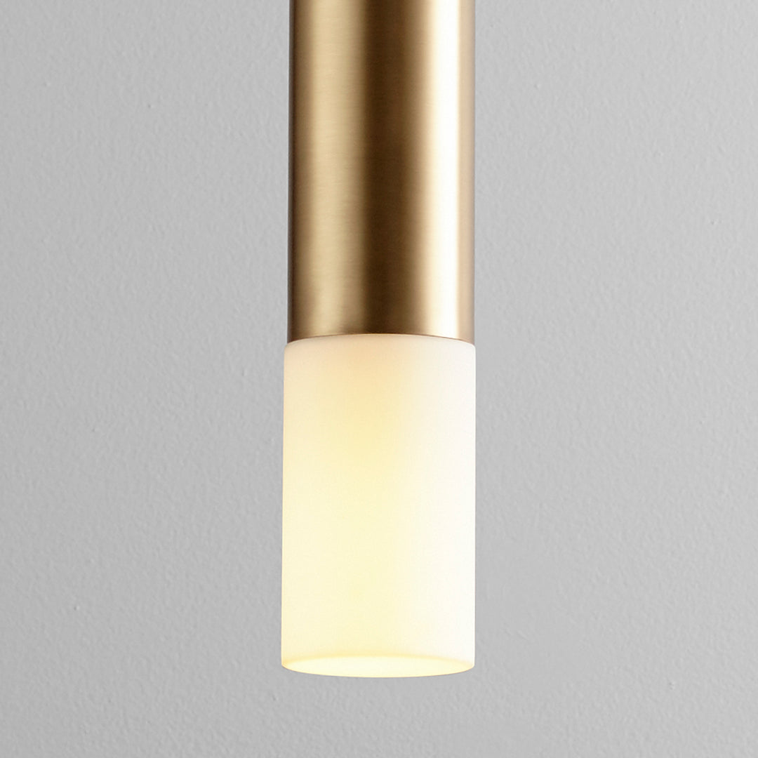 OPUS Acrylic Pendant -3000k- Aged Brass
