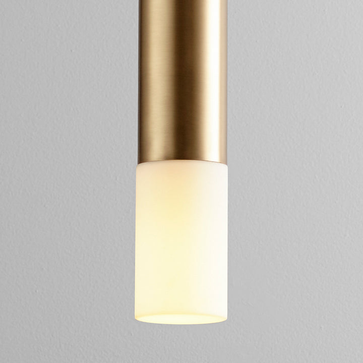 OPUS Acrylic Pendant -3000k- Aged Brass
