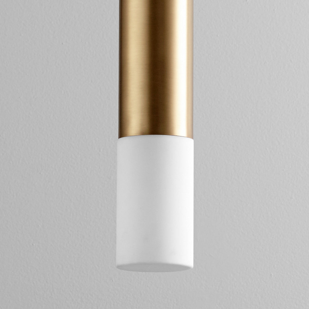 OPUS Acrylic Pendant -3000k- Aged Brass