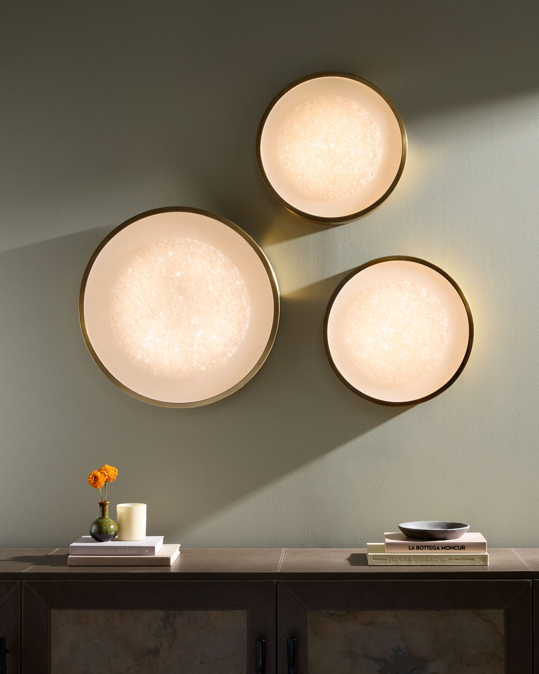 FLOE 24" 5CCT Ceiling Mount - Brushed Brass