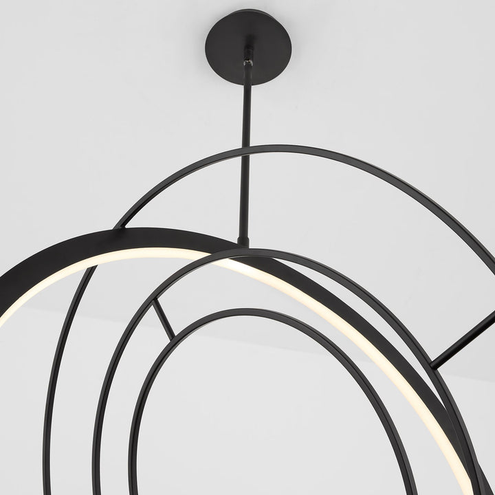 GALILEI 29" 5CCT LED Pendant - Black