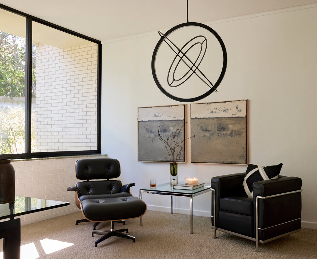 GALILEI 29" 5CCT LED Pendant - Black