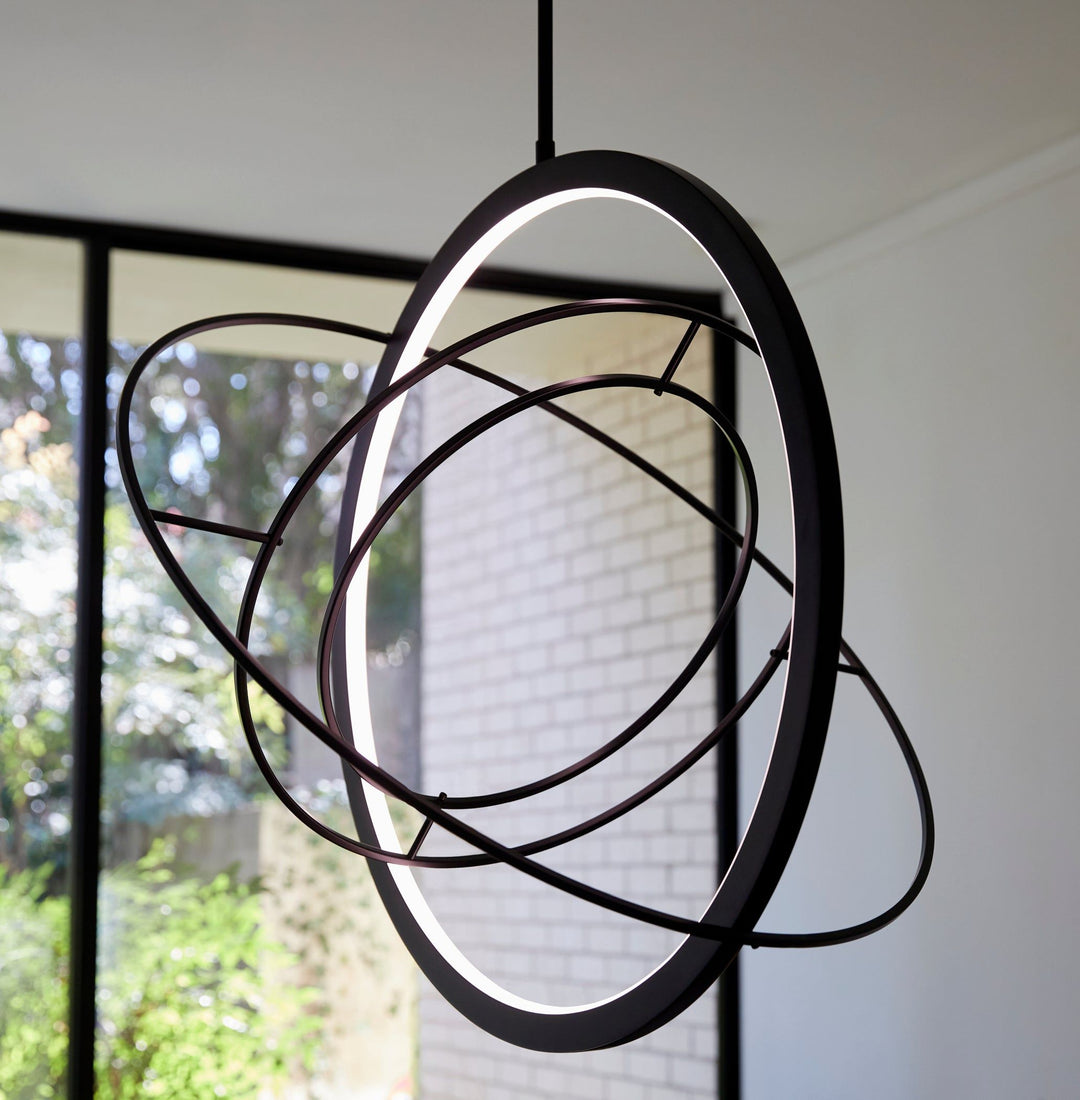 GALILEI 29" 5CCT LED Pendant - Black