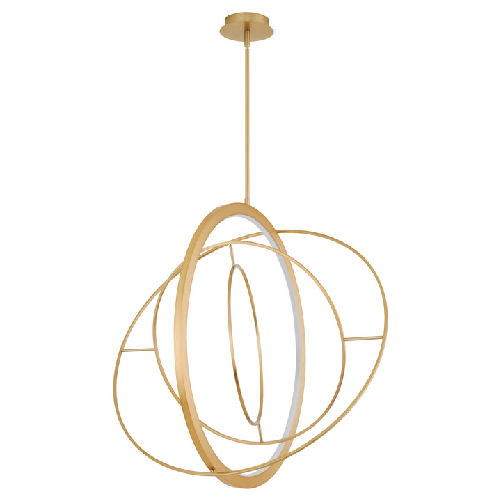 GALILEI 29" 5CCT LED Pendant - Aged Brass
