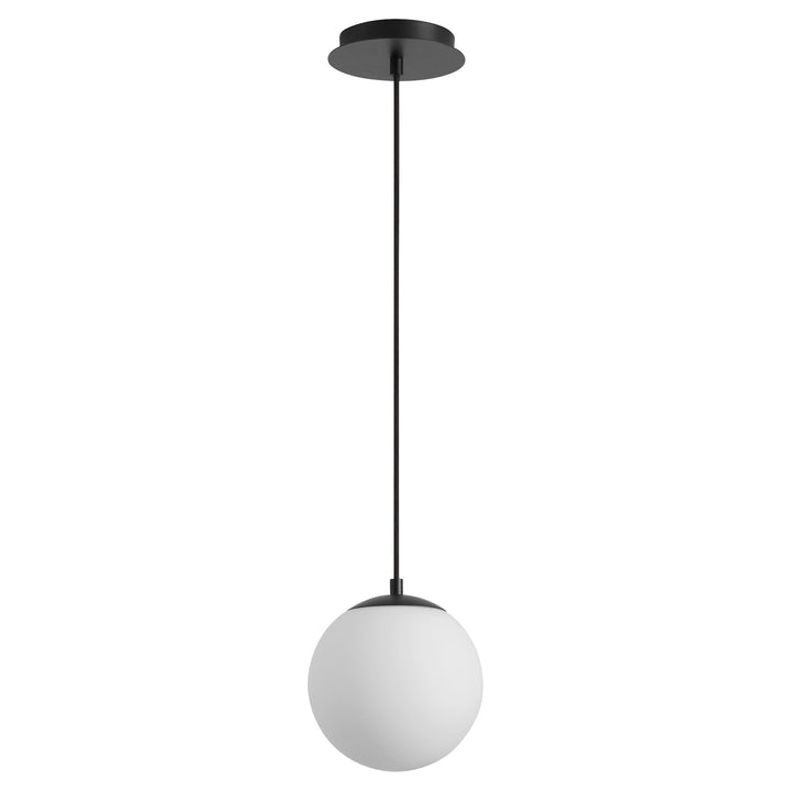 LUNA 8" Pendant UV -3000k- Black
