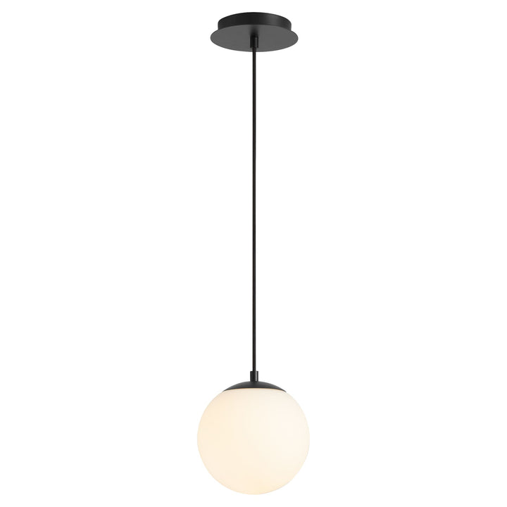 LUNA 8" Pendant UV -3000k- Black