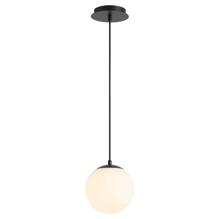 LUNA 8" Pendant UV -3000k- Black