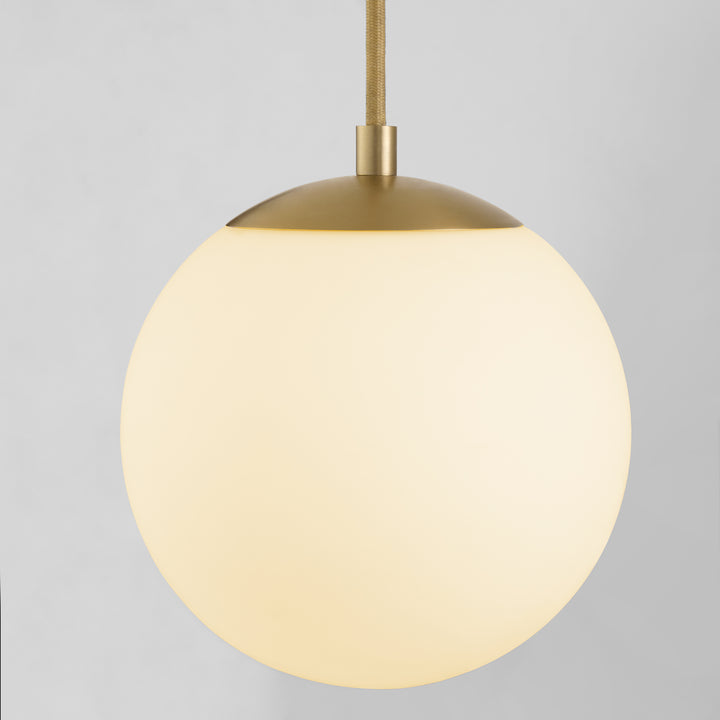 Luna 8" CCT Pendant - Aged Brass