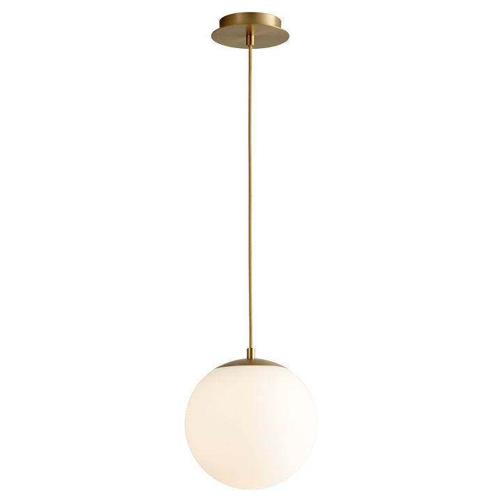 LUNA 10" Pendant -4000k- Aged Brass