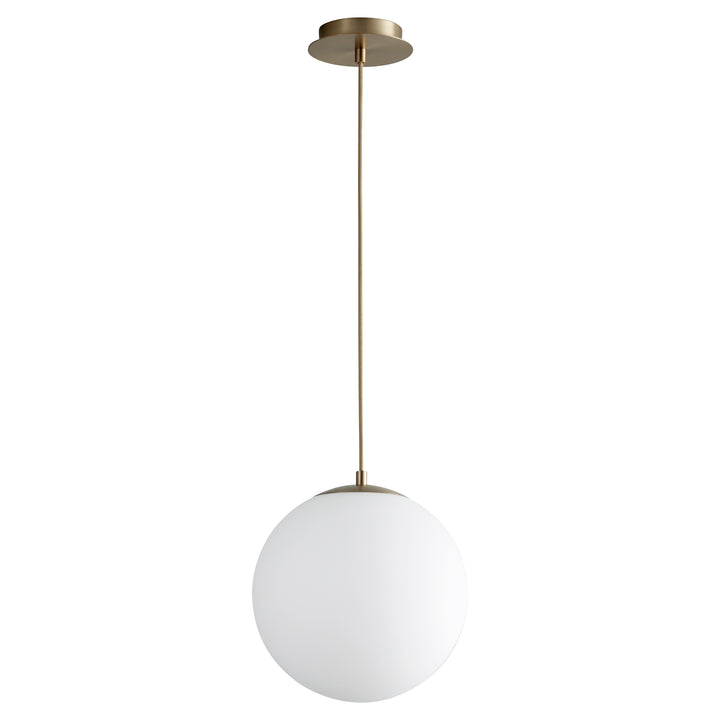 LUNA 12" Pendant -2700k- Aged Brass