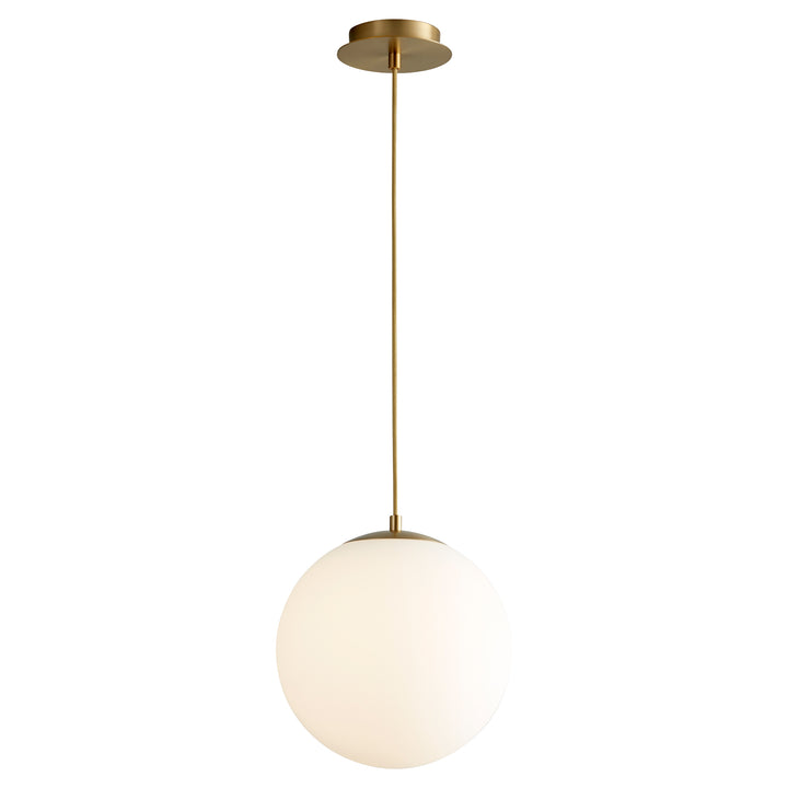LUNA 12" Pendant -4000k- Aged Brass