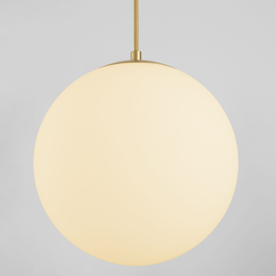 Luna 12" CCT Pendant - Aged Brass