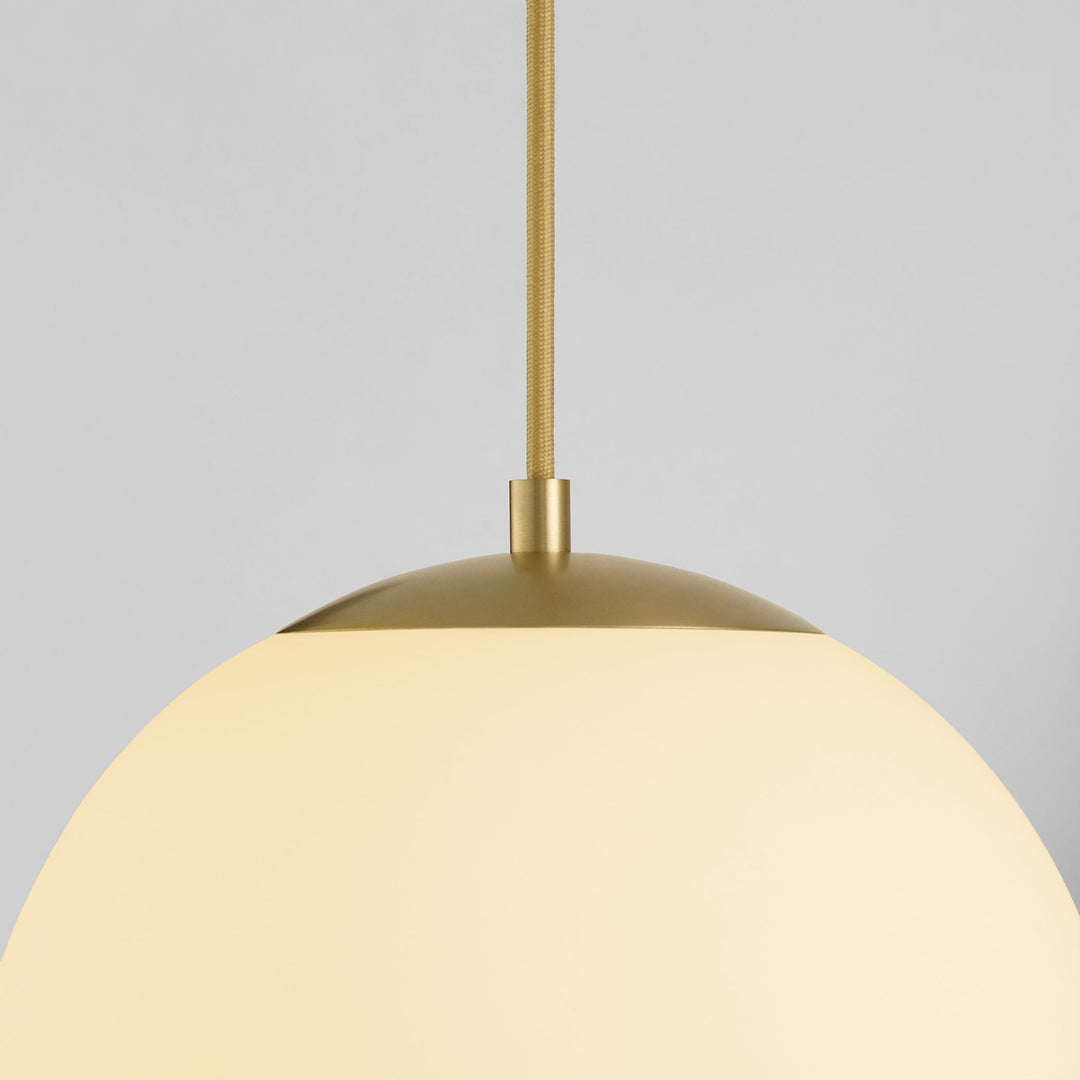 Luna 12" CCT Pendant - Aged Brass