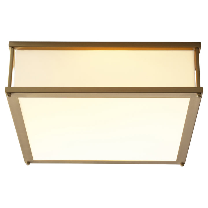 MODULO 16" Ceiling Mount -3000k- Aged Brass