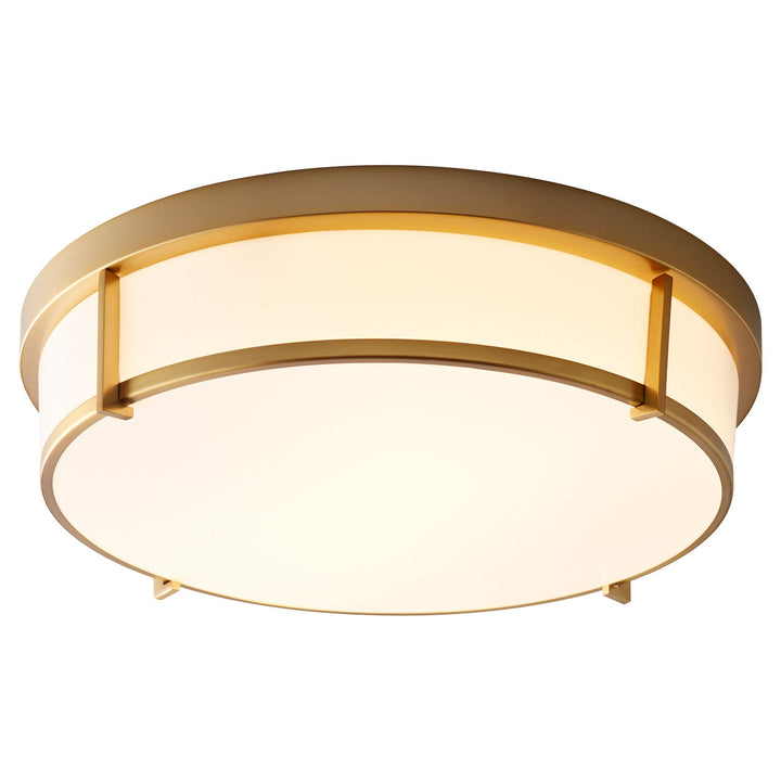 iO EM 17" Ceiling Mount -3000k- Aged Brass
