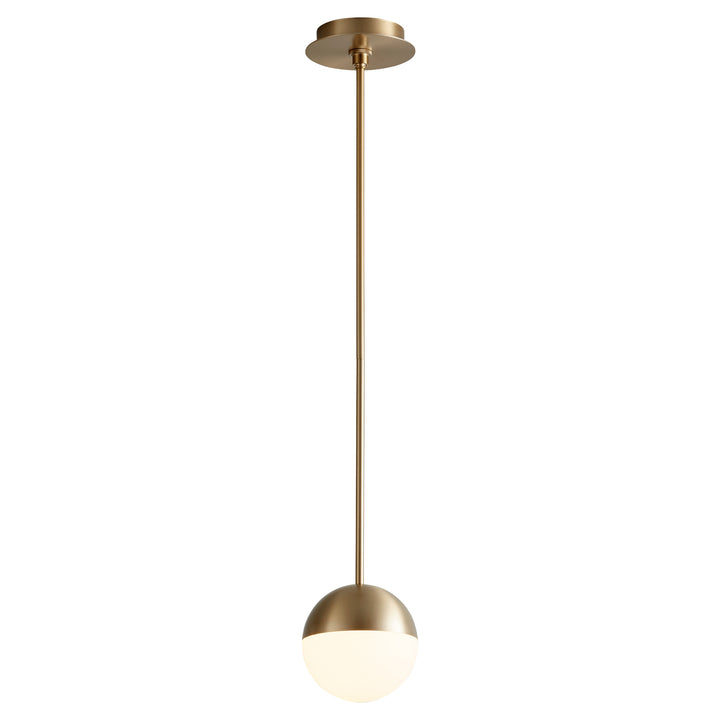 MONDO 6"  Pendant -3000k- Aged Brass