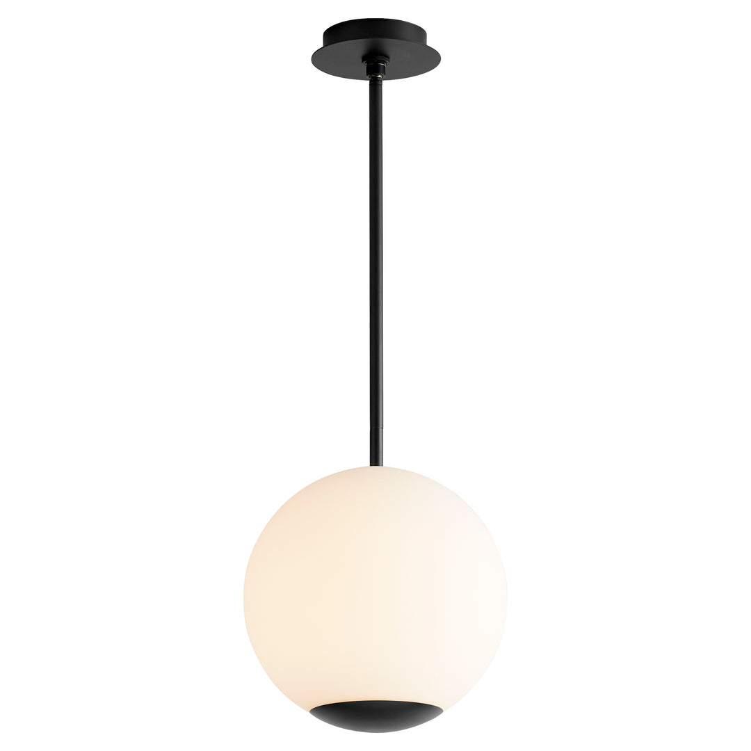 TERRA 12" Opal Pendant -3000k- Black