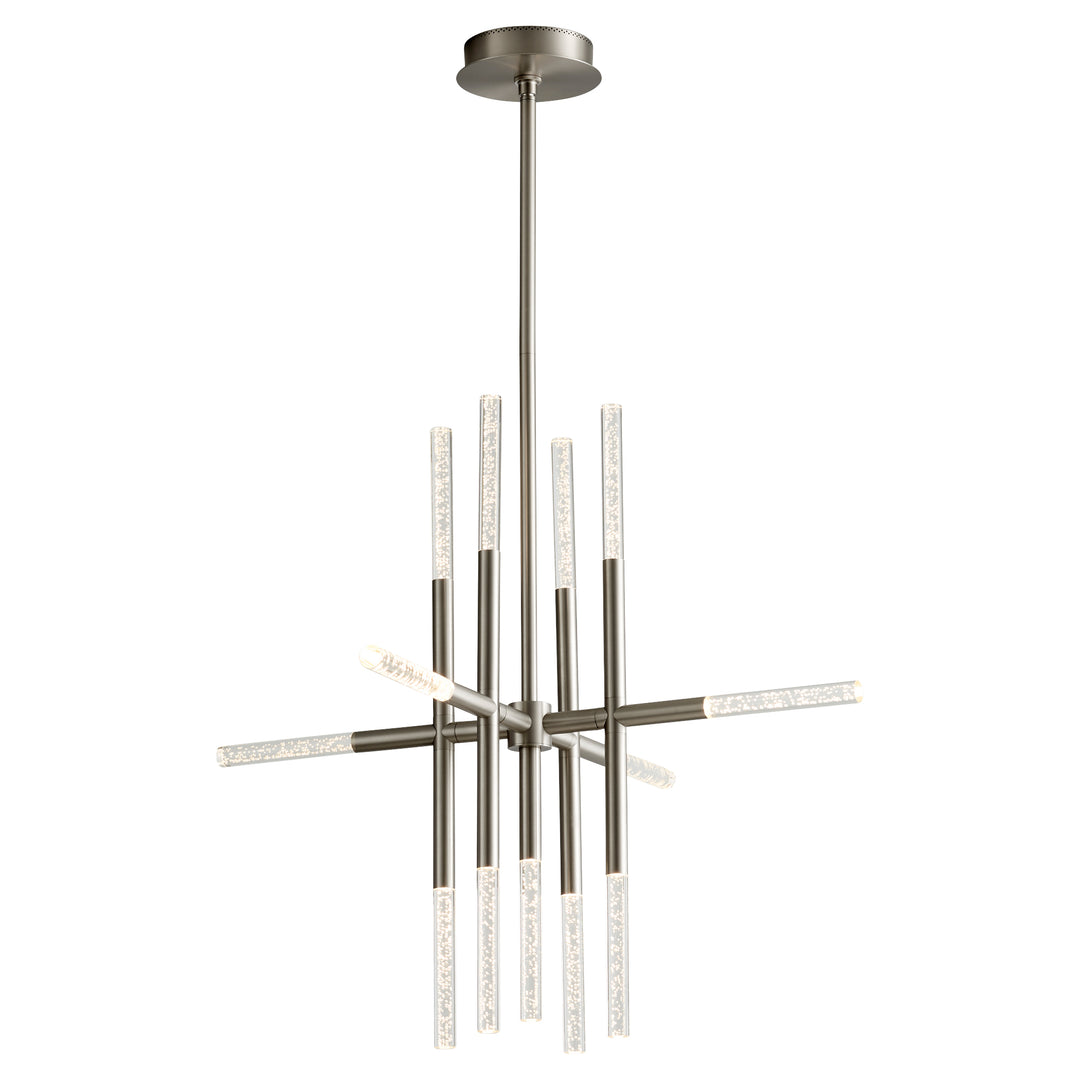 MOXY 32" LED Chandelier -3000k- Satin Nickel