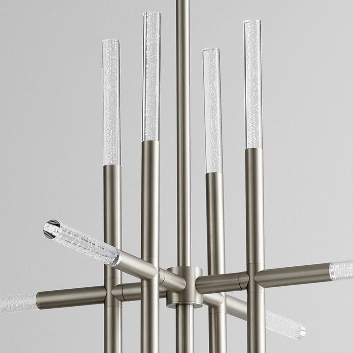 MOXY 32" LED Chandelier -3000k- Satin Nickel