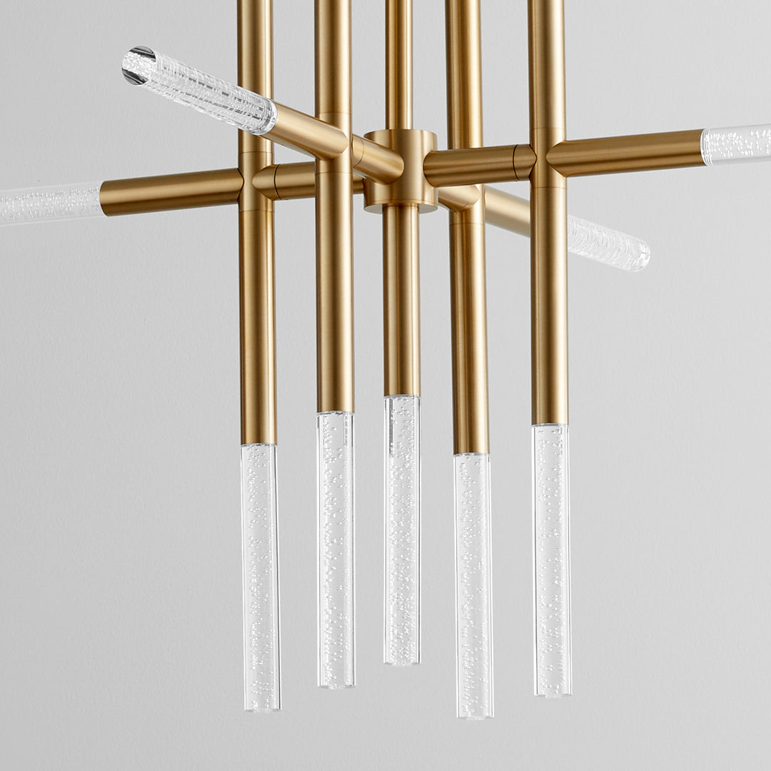 MOXY 32" LED Chandelier -3000k- Aged Brass