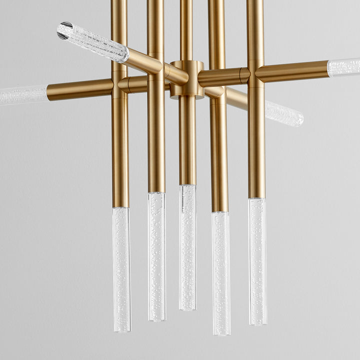 MOXY 32" LED Chandelier -3000k- Aged Brass