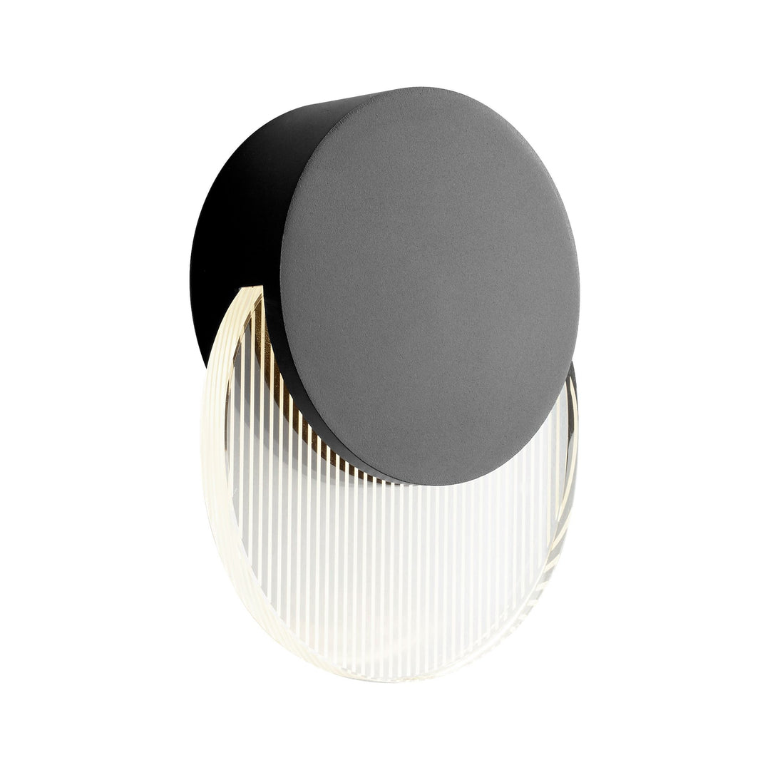 PAVO 7" Wet Wall Sconce -3000k- Black