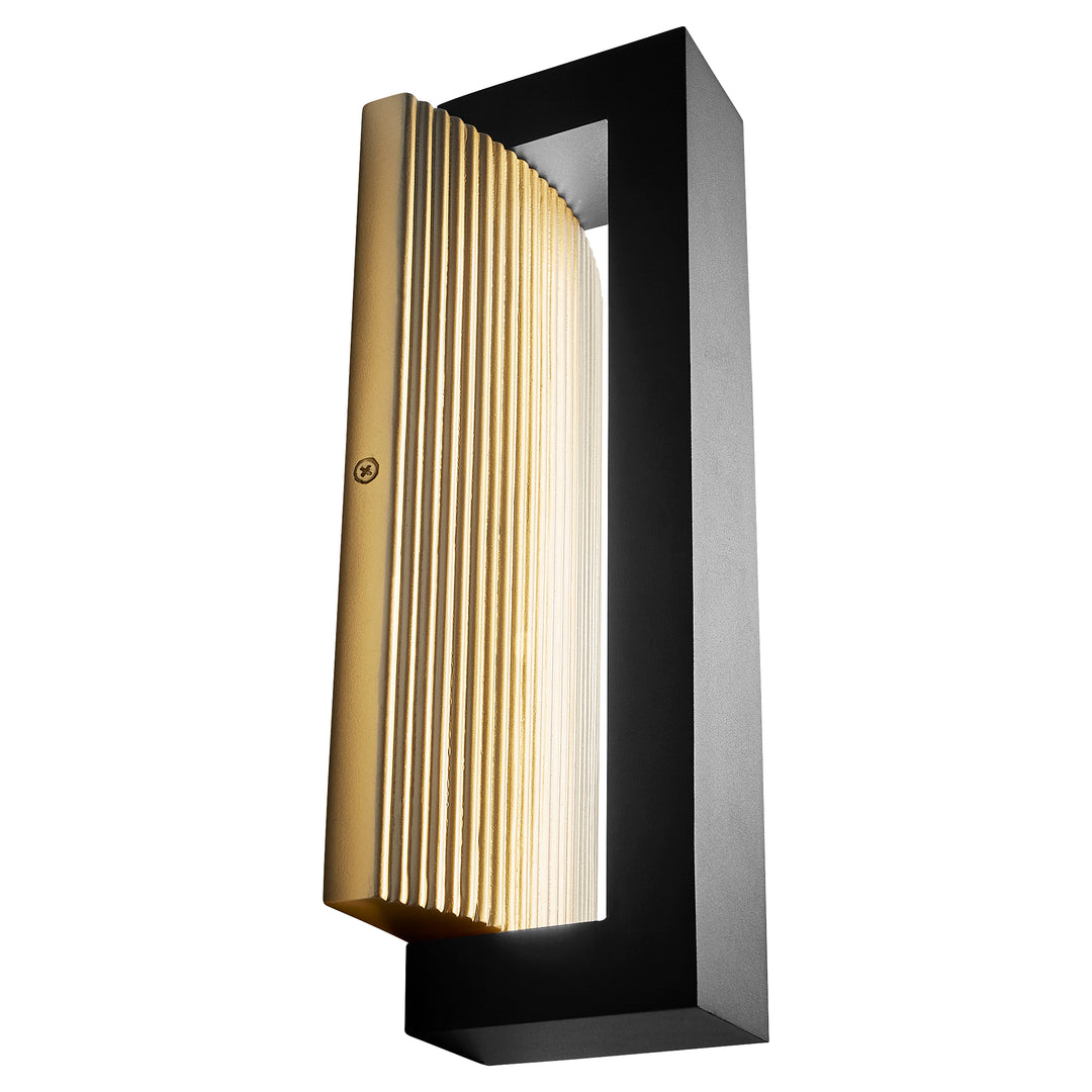 VERVE 14" Wall Sconce -3000k- Black/Brushed Aluminum