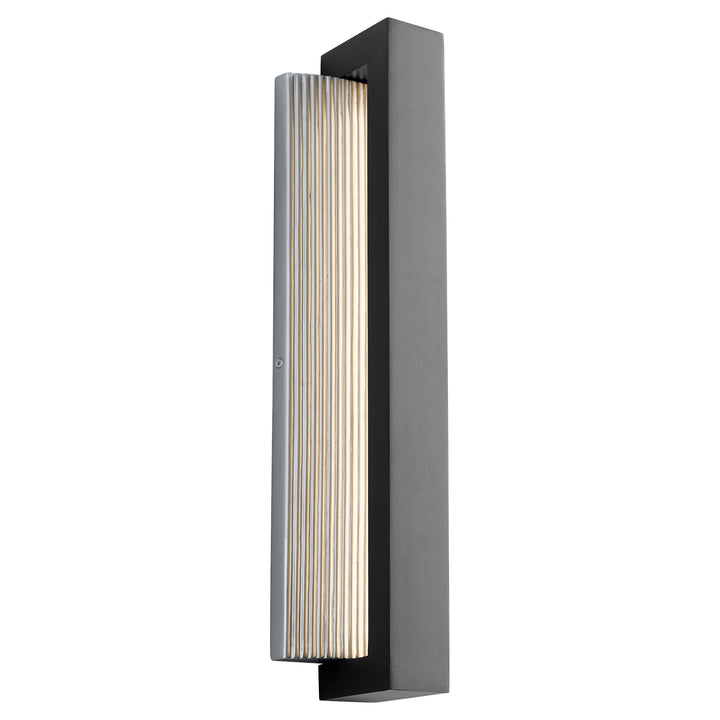 VERVE 22" Wall Sconce -3000k- Black/Brushed Aluminum