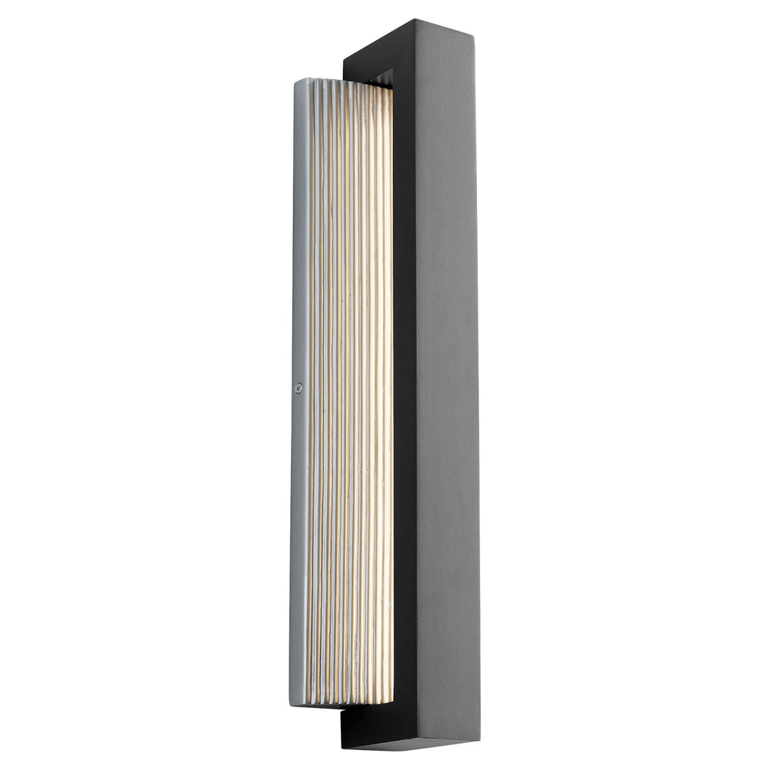 VERVE 22" Wall Sconce -3000k- Black/Brushed Aluminum