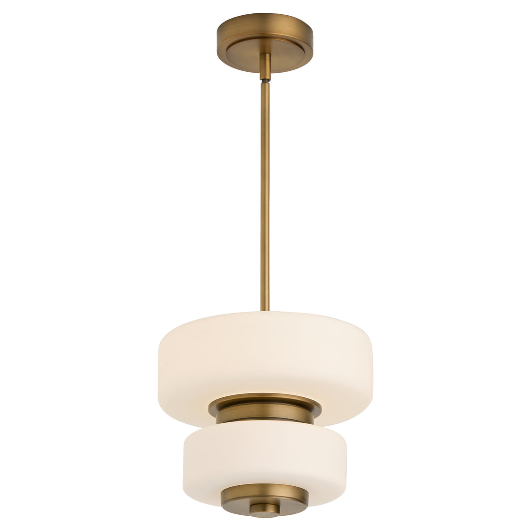FAVO 12" 5CCT Pendant - Brushed Brass