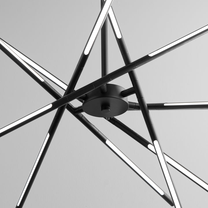 PALILLOS Twelve Light CCT Pendant - Black