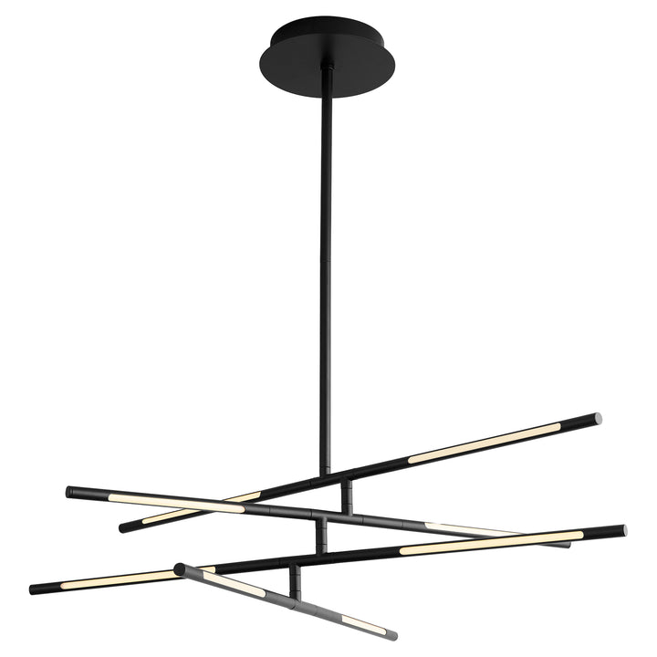 PALILLOS Eight Light CCT Pendant - Black