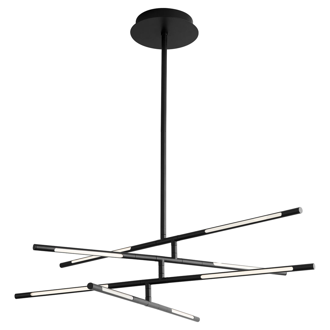 PALILLOS Eight Light CCT Pendant - Black