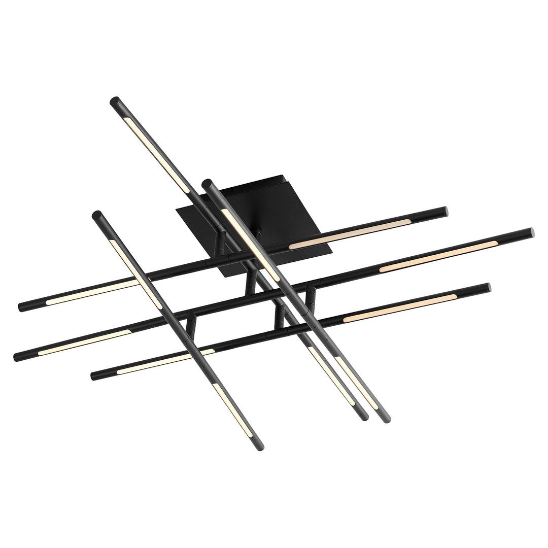 PALILLOS Twelve Light CCT Ceiling Mount - Black