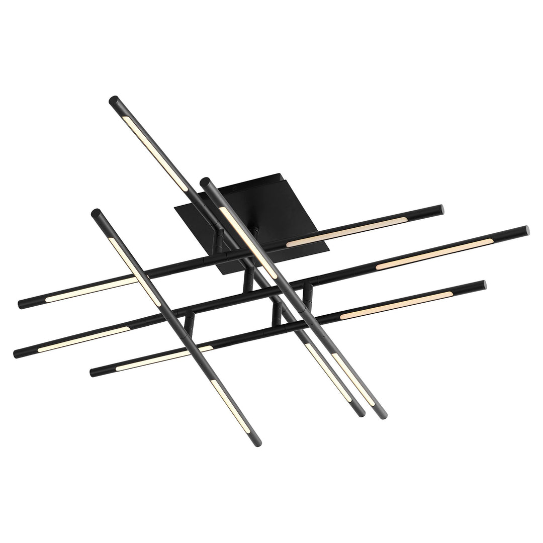 PALILLOS Twelve Light CCT Ceiling Mount - Black