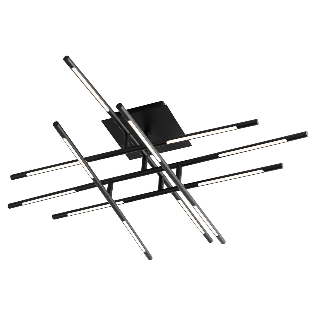 PALILLOS Twelve Light CCT Ceiling Mount - Black