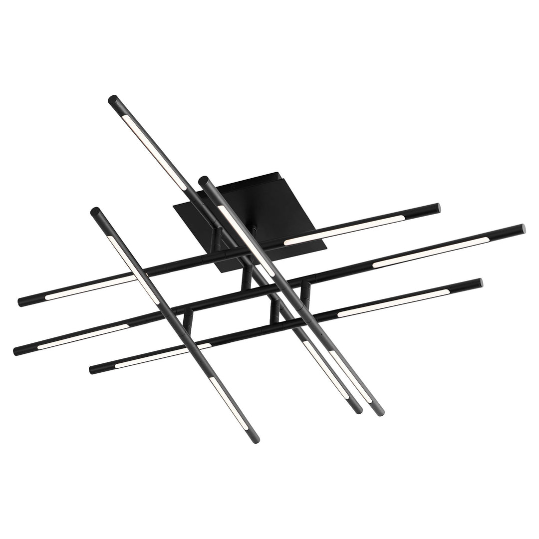 PALILLOS Twelve Light CCT Ceiling Mount - Black