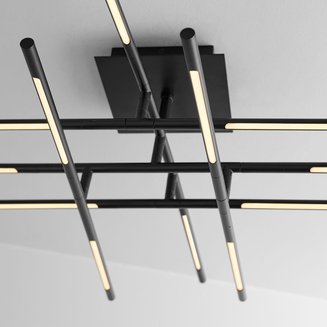 PALILLOS Twelve Light CCT Ceiling Mount - Black