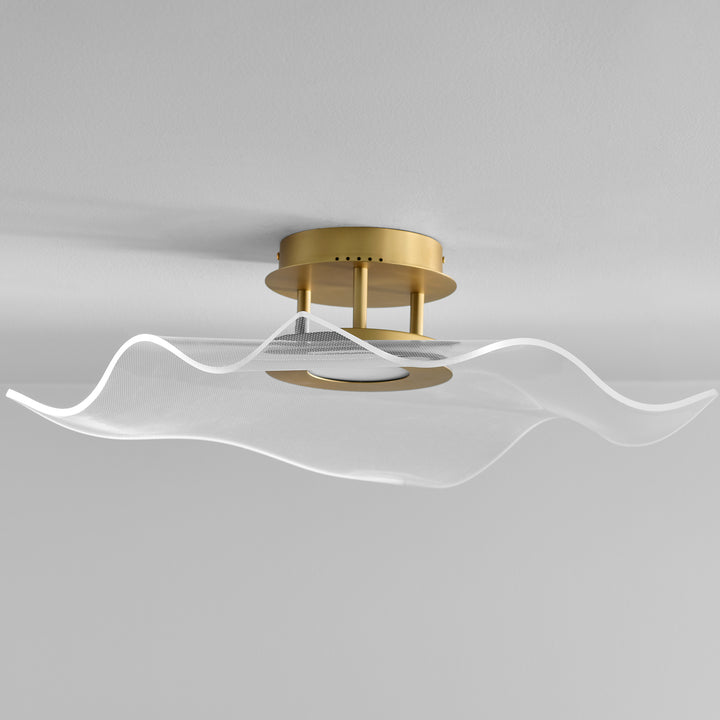 MEDUSA 20" CCT Ceiling Mount - Aged Brass